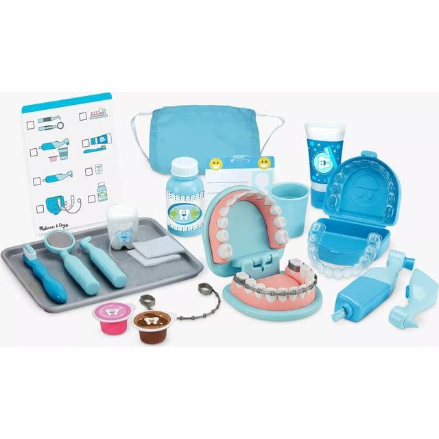 Melissa & Doug MPP PYS Super Smile Dentist Plyst GML Tandlægesæt 25 Dele