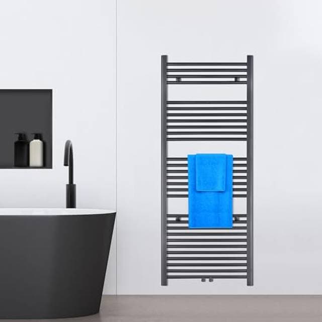 Vilstein Badheizkörper Handtuchhalter Schwarz 729W