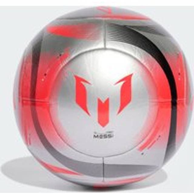 adidas Messi Klubbold Silver Metallic Lucid Red Black