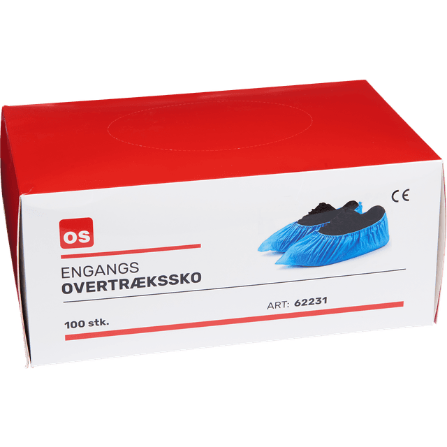 Otto Schachner Overtrækssko Blå 100 Stk