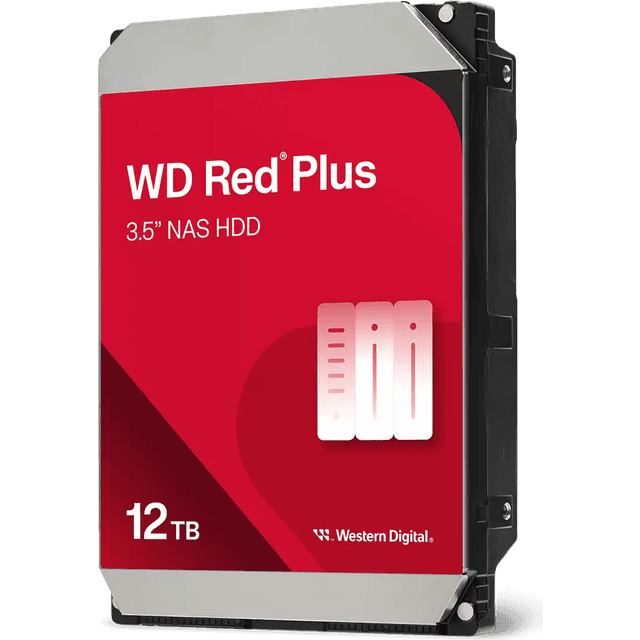 Western Digital Red Plus Internal NAS HDD 3.5" 12TB