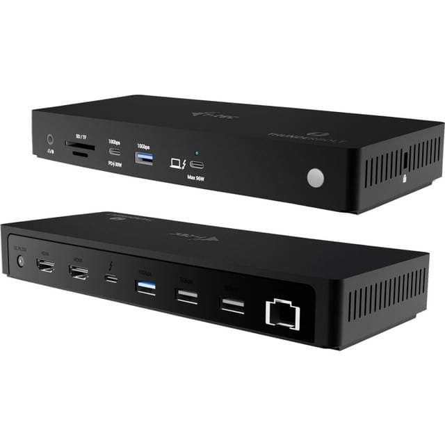I-TEC TB4TRIPLEDOCKPD Dockingstation Ledningsført Thunderbolt 4 Sort