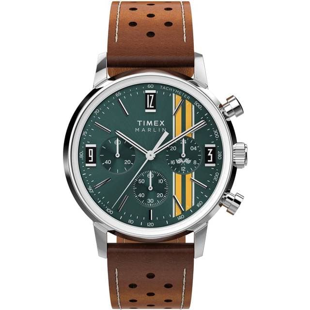 Timex Marlin Chronograph TW2W99100 Leather Strip