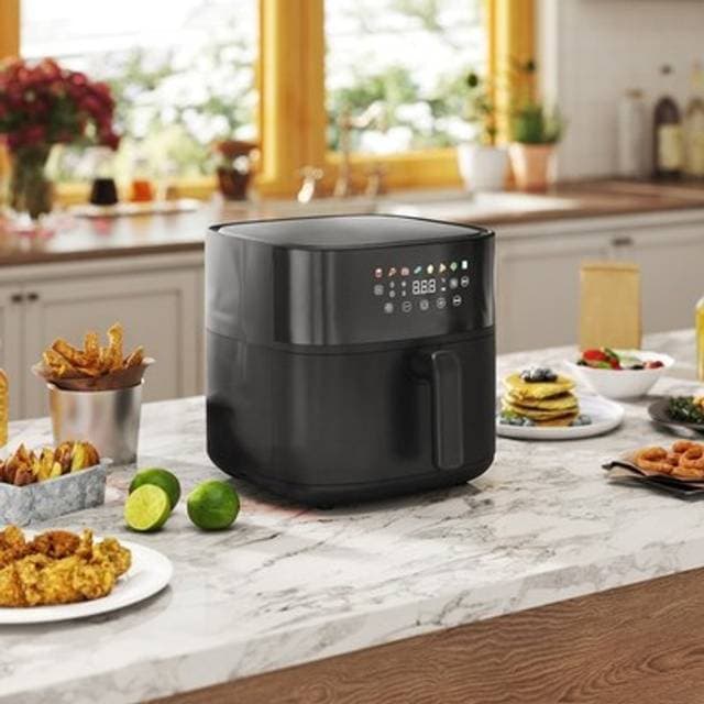 Homcom Varmluftfryer Airfryer 8 Programmer 8 Liter