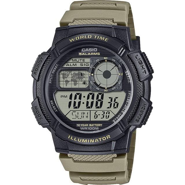 Casio AE-1000W-5AVEF Digitalur Khaki
