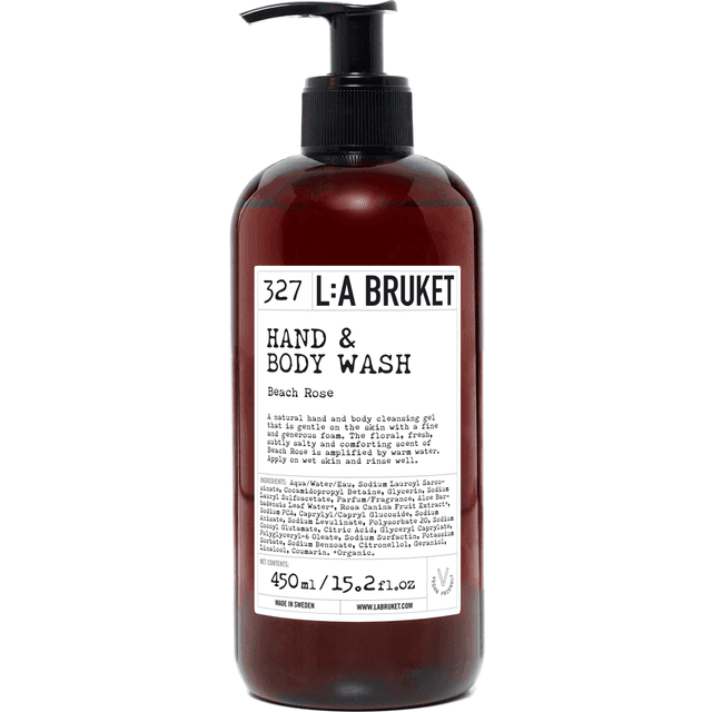L:A Bruket No 327 Hand Body Wash Beach Rose 450 ml