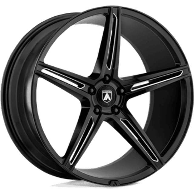 Asanti ABL-22 Alpha 5 Gloss Black Milled 22x10.5