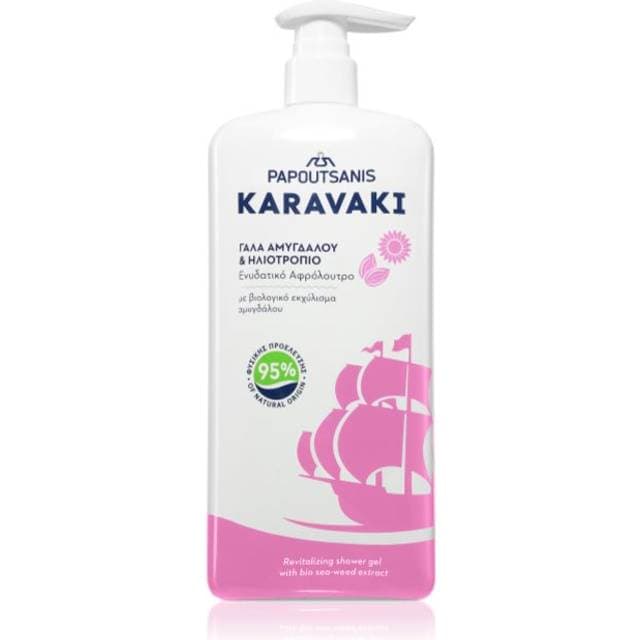 Papoutsanis Karavaki Mandelmælk Solsikke Showergel 750 ml