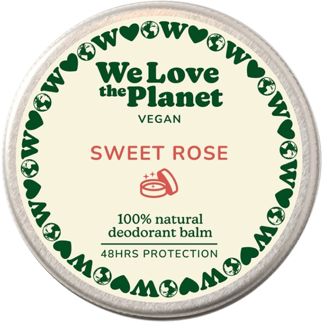 We Love The Planet Deodorant Balm Sweet Rose 35 g