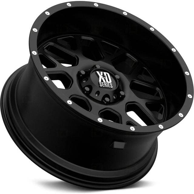 KMC Xd Series XD820 Grenade Satin Black Wheels Set 4 Pcs