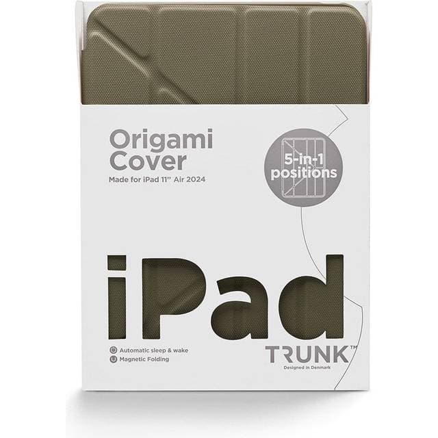 Trunk iPad Air 11 2025 2024 Origami Case Dark Olive