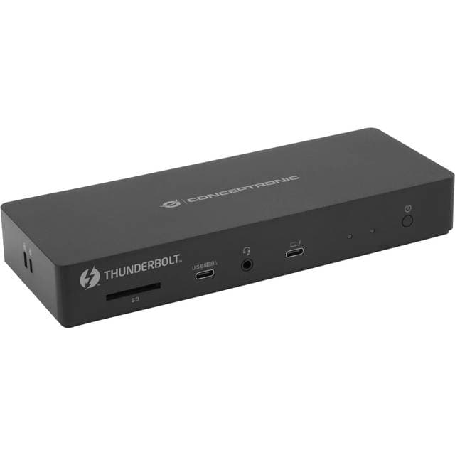 Conceptronic DONN30B 13-i-1 Dockingstation Ledningsført Thunderbolt 4 Sort
