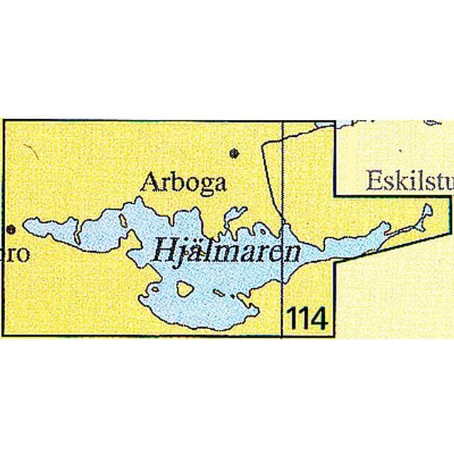 Sjöfartsverket Skærgårdskort 114 Hjälmaren