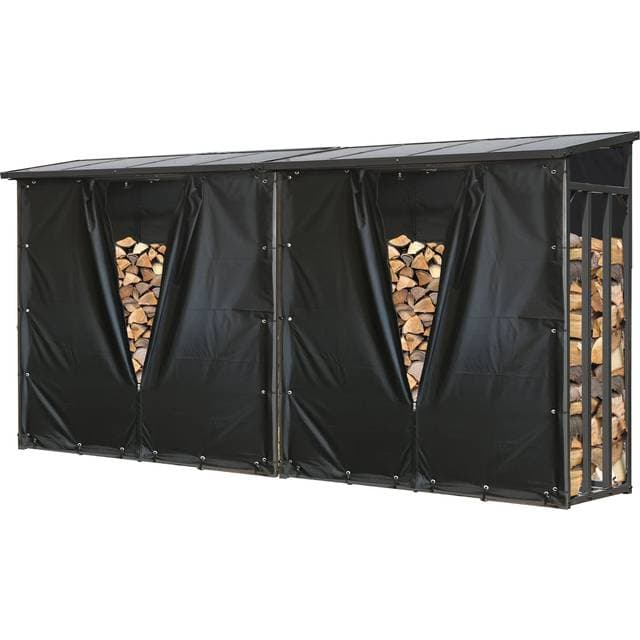 Quick Quick Star Metall Kaminholzregal XXL 185 x 70 x 185 cm