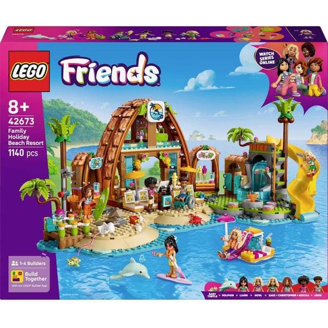 LEGO Friends Family Holiday Beach Resort 42673