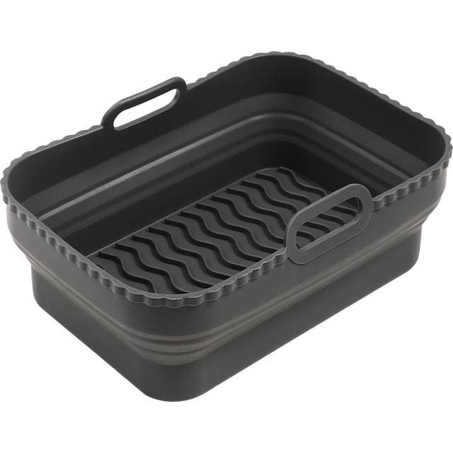 Conzept Airfryer Bradepande Foldbar Silikone 20 x 16 cm Grå