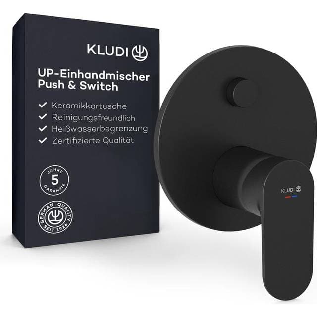 Kludi X1 Skjult Armatur Mat Sort