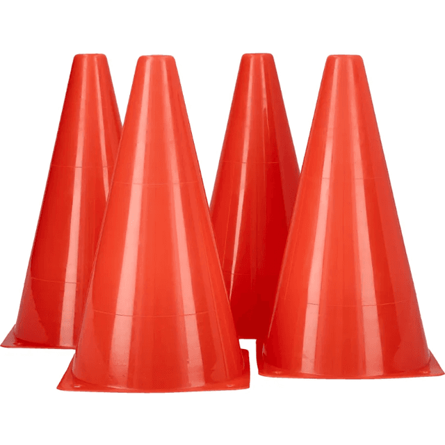 SpinOut Training Cones 4 Pcs - Orange