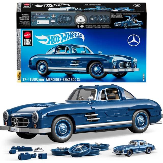 Mattel Hot Wheels Mercedes-Benz 300 SL Modelbil Byggesæt