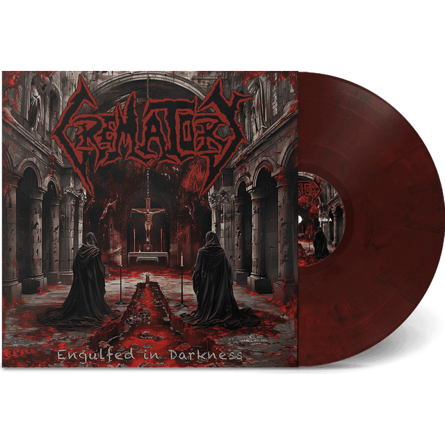 Crematory Engulfed in Darkness (Red Marble) (NEW) (Vinyl)