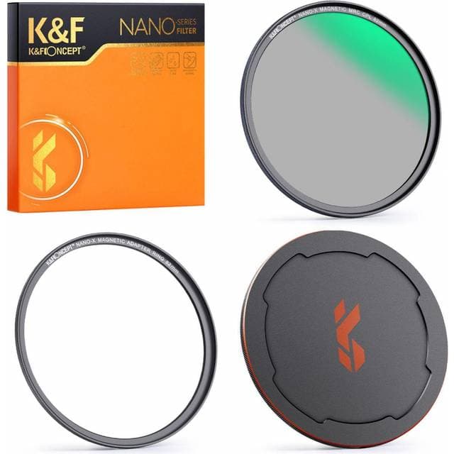 K&F Concept 3-i-1 Polarisationsfilter Cpl Ring Magnetic Lens