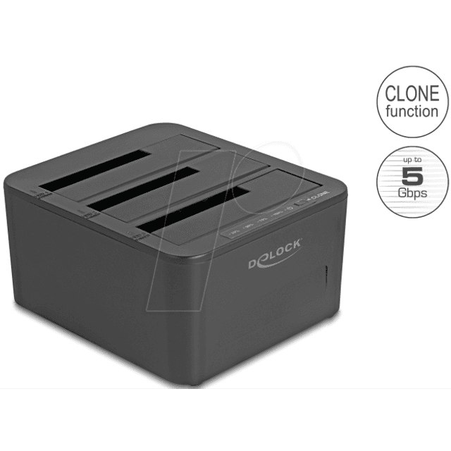 DeLock HDD SSD Dockingstation 1 2 Clone Function
