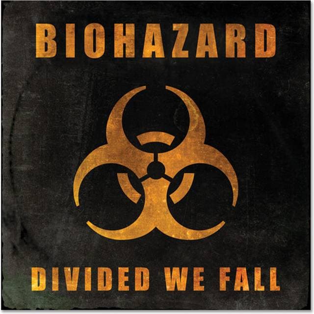 Biohazard Divided We Fall Unisex Standard (CD)