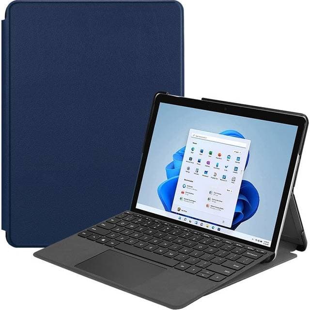Eiderwood Surface Go 4 Kunstlæder Flip Cover Blå