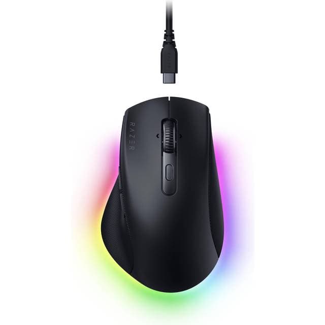Razer Pro Click V2 Mouse Pink RF Wireless Bluetooth USB Type-C