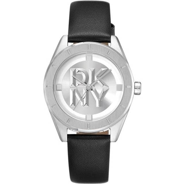 DKNY Klassisk Læderrem Analog Ur Dame