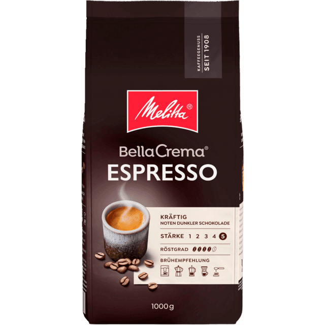Melitta BellaCrema Espresso 1000g 1pak