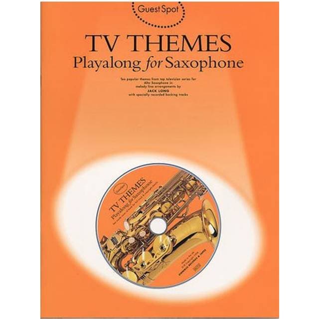 Guest Spot TV Themes Playalong For Saxophone (CD)