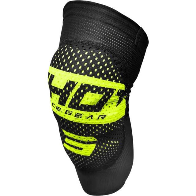 Shot Airlight Kids Knee Protectors - Black Yellow