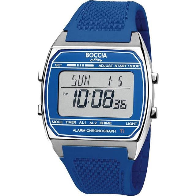 Boccia Titanium Sports 3738-02 Sølvfarvet Digital Dameur Børneur