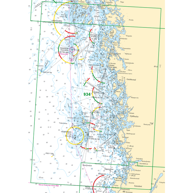 Sjöfartsverket Skærgårdskort 934 Syd-Koster