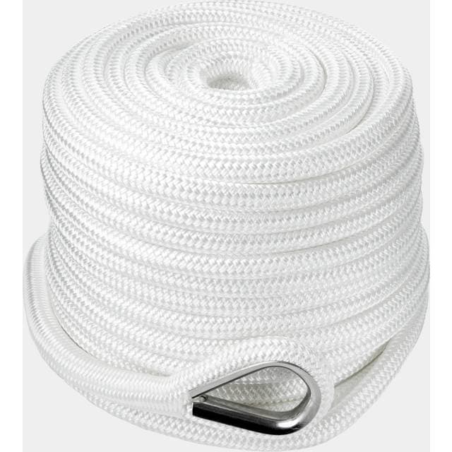 Nock Ankertov Med Rustfri Kovs Nock Svartlöga