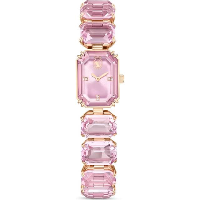 Swarovski Armband Oktagon Schliff Rosa Roségoldfarben