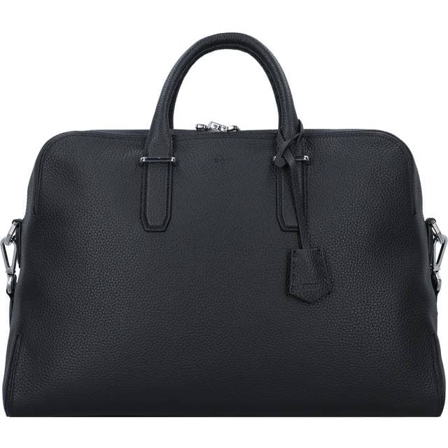 BOSS Madison Holdall Kornet Læder Weekendtaske - Black