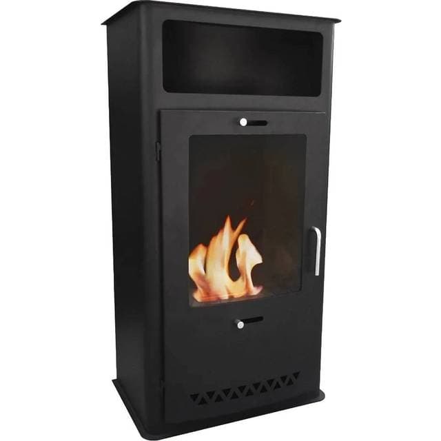 ScandiFlames Sort fritstående pejs til bioethanol Sort