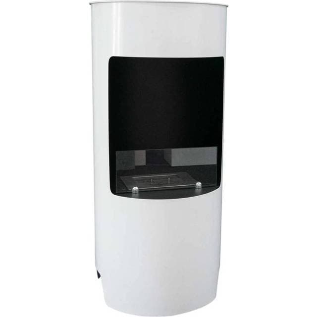 ScandiFlames Montgomery Hvid Åben bio brændeovn Hvid