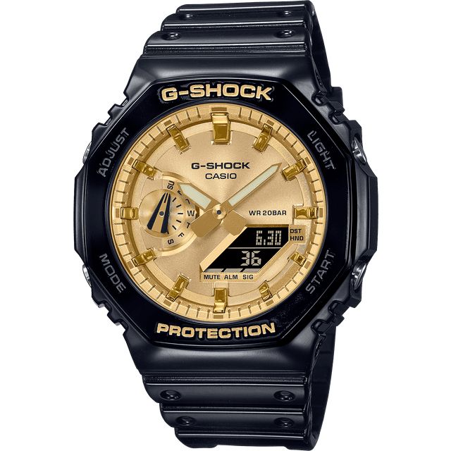 Casio G-Shock GA-2100GB-1AER Guldfarvet anadigi