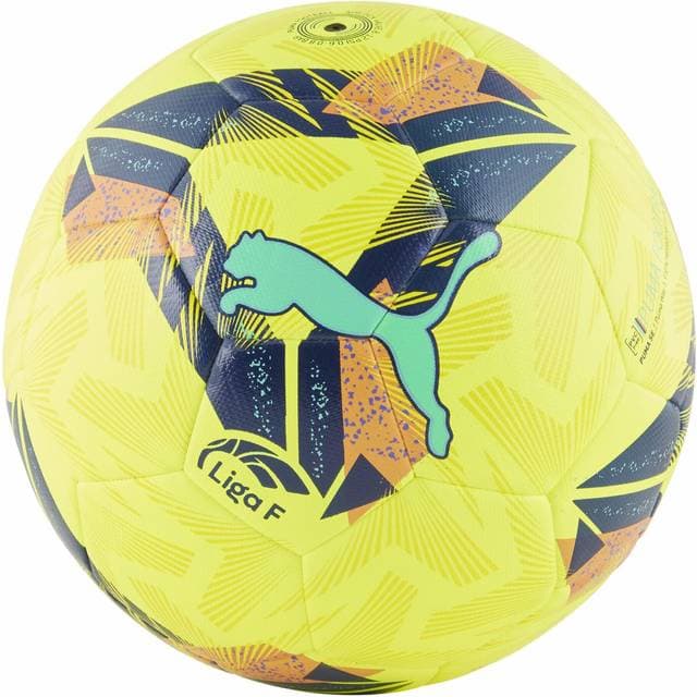 Puma Orbita Liga F Hybrid Yellow Football Size 5