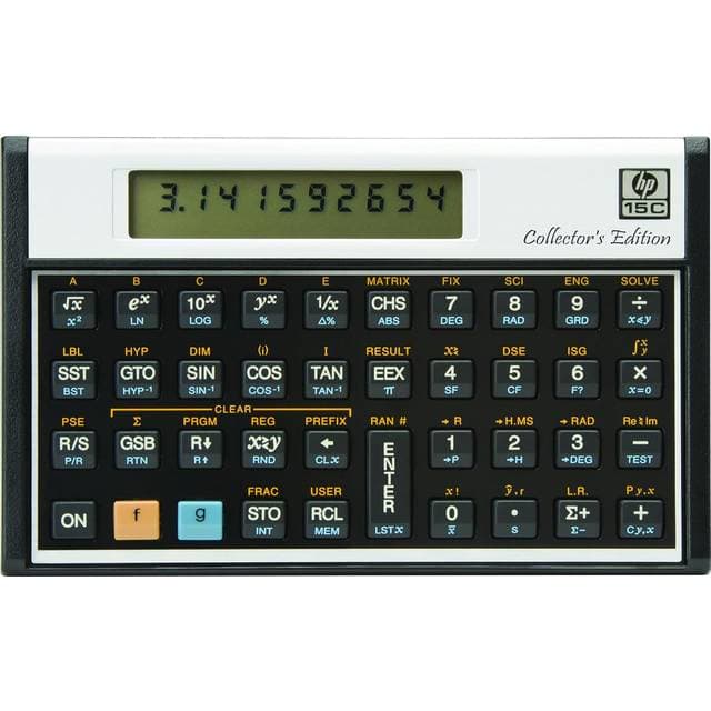 HP 15C Collectors Edition financial calc. Finansregnere