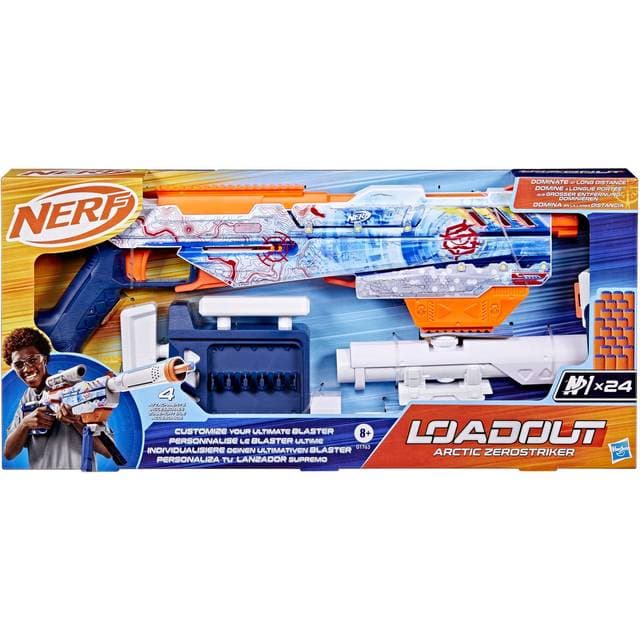Nerf N Series Blaster Loadout Arctic Zerostriker