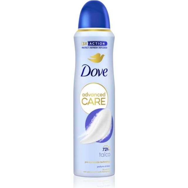 Dove Advanced Care Talco Antiperspirant Talkumpulver 150 ml