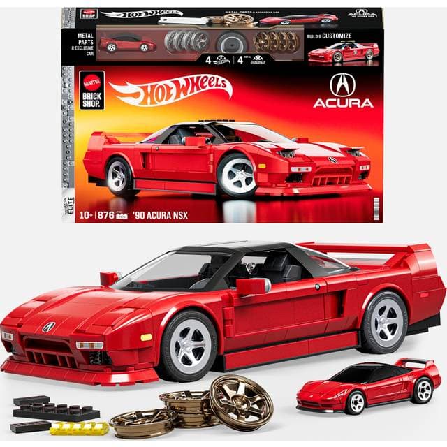 Mattel Hot Wheels Brick Shop Elite Series Acura NSX