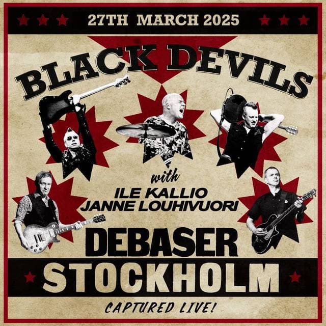 Black Devils with Janne Louhivuori Ile Kallio Debaser Stockholm (CD)