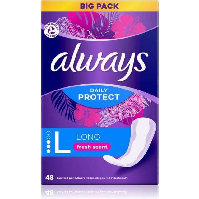 Always Daily Protect Long Fresh Scent trusseindlæg duft 48-pak