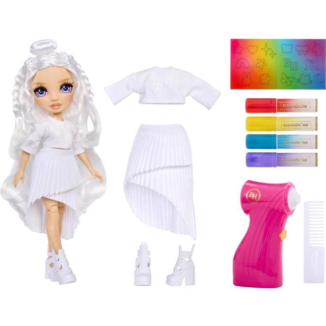 MGA Rainbow High Air Brush Create Fashion Dolls Purple Eyes