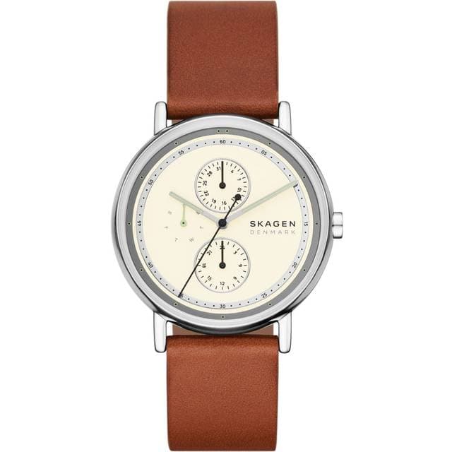 Skagen Signatur Quartz Herre m Rem Beige Kvarts